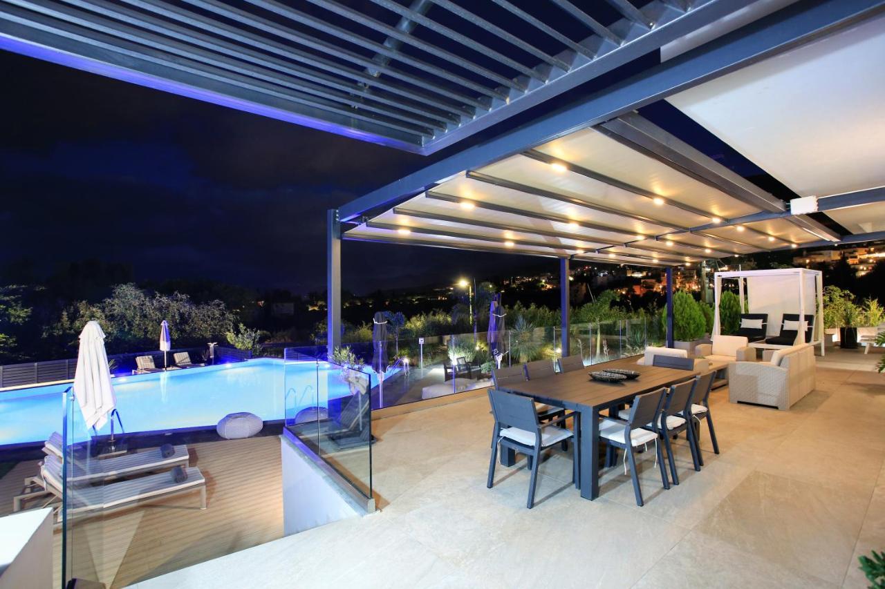 Orama Luxury Villa 4 Bedrooms With Private Pool Херсониссос Экстерьер фото