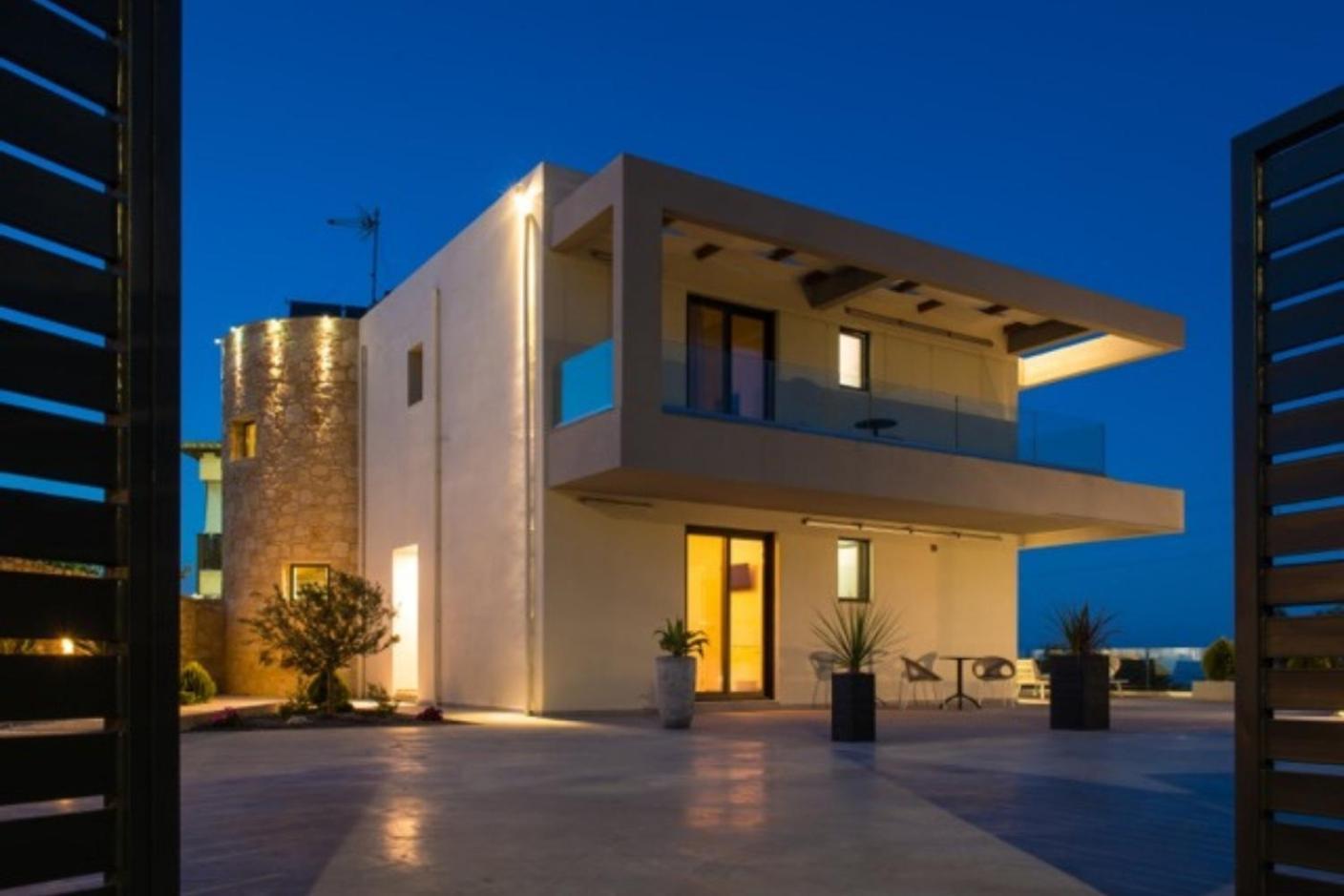Orama Luxury Villa 4 Bedrooms With Private Pool Херсониссос Экстерьер фото